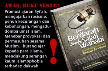 buku sesat sejarah berdarah sekte salafi wahabi