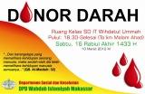 Donor darah DPD Wahdah Islamiyah Makassar